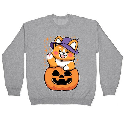 Cute Halloween Corgi Crewneck Sweatshirt