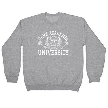 Dark Academia University Crewneck Sweatshirt