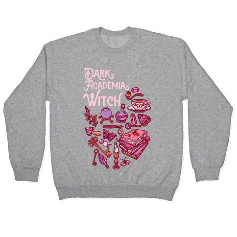 Dark Academia Witch Pattern Crewneck Sweatshirt