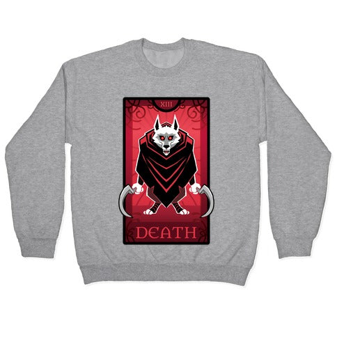 Death Wolf Tarot Crewneck Sweatshirt