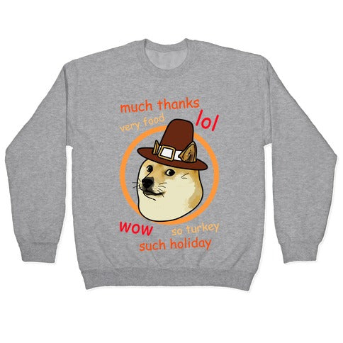 Doge Thanksgiving Crewneck Sweatshirt