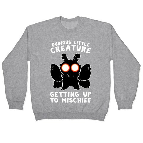 Dubious Little Creature Mothman Crewneck Sweatshirt
