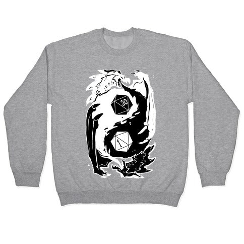 Dungeons and Dragons Yin Yang Crewneck Sweatshirt