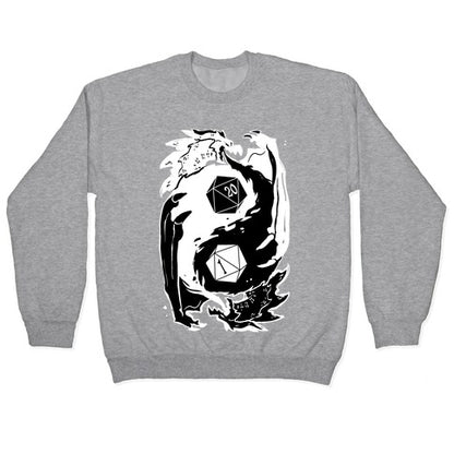 Dungeons and Dragons Yin Yang Crewneck Sweatshirt