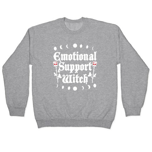 Emotional Support Witch Crewneck Sweatshirt