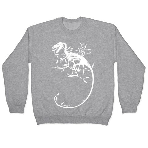 Floral Dinosaur Crewneck Sweatshirt