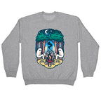 Fresno Night Roasters White Print Crewneck Sweatshirt
