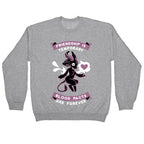 Friendship is Temporary Blood Pacts Are Forever Crewneck Sweatshirt