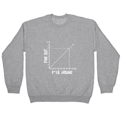 Fuck Around and Find Out - Graph (Censored) Crewneck Sweatshirt