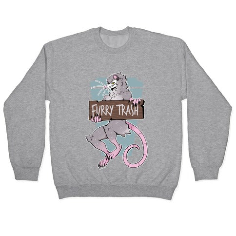 Furry Trash Crewneck Sweatshirt