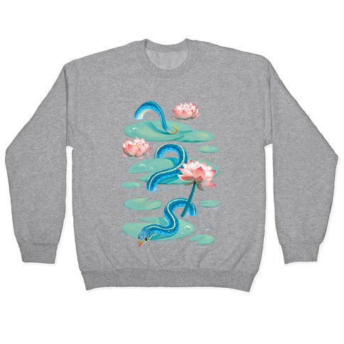 Garter Among Lily Pads Crewneck Sweatshirt