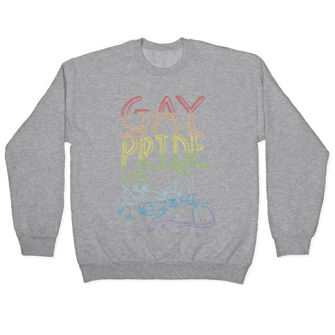 Gay Pride Of Lions Crewneck Sweatshirt