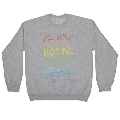 Gay Pride Of Lions Crewneck Sweatshirt