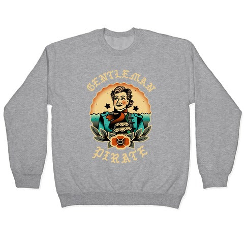 Gentleman Pirate Sailor Jerry Tattoo Crewneck Sweatshirt