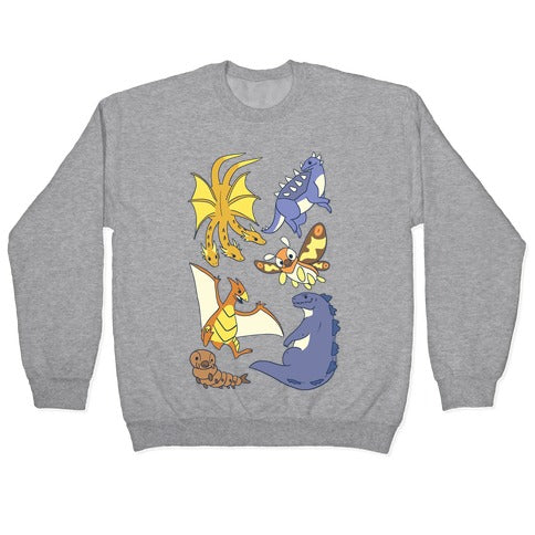 Godzilla and Friends Crewneck Sweatshirt