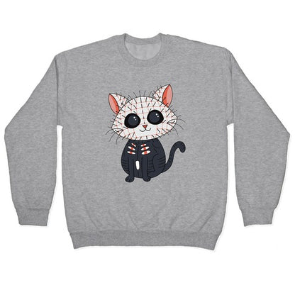 Hellraiser Pinhead Kitten Crewneck Sweatshirt