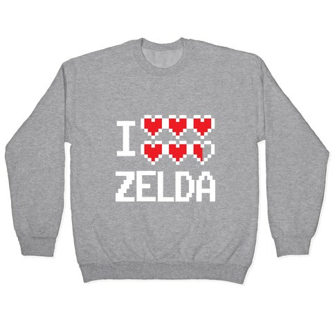 I Heart Zelda Crewneck Sweatshirt