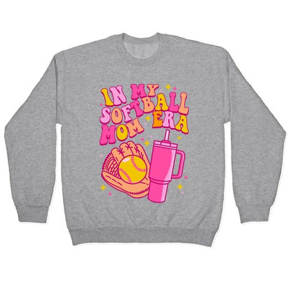 In My Softball Mom Era Crewneck Sweatshirt