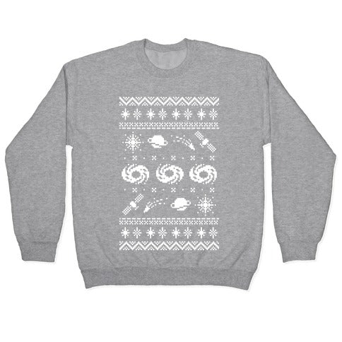 Interstellar Christmas Sweater Pattern Crewneck Sweatshirt