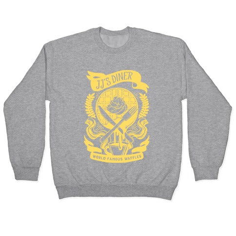 JJ's Diner: Belgian Waffle Crest Crewneck Sweatshirt