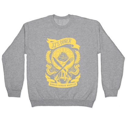 JJ's Diner: Belgian Waffle Crest Crewneck Sweatshirt