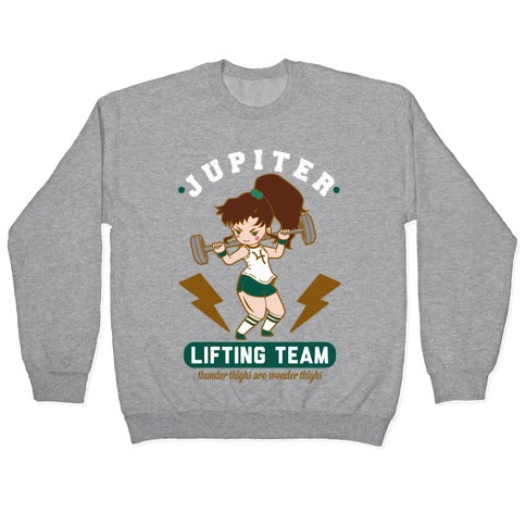 Jupiter Lifting Team Workout Parody Crewneck Sweatshirt
