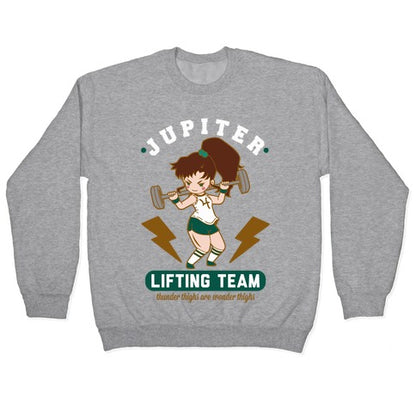 Jupiter Lifting Team Workout Parody Crewneck Sweatshirt