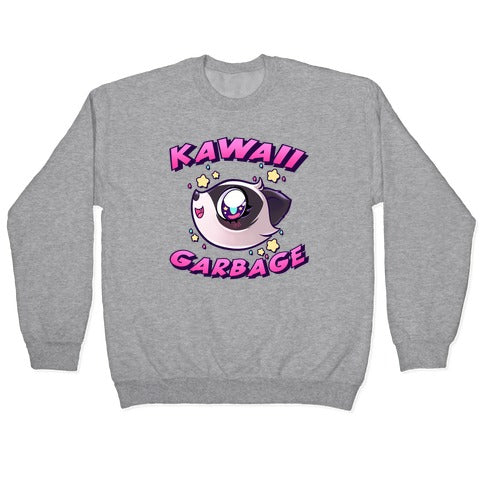 Kawaii Garbage Crewneck Sweatshirt