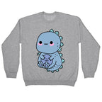 Kawaii Kaiju Godzilla Crewneck Sweatshirt