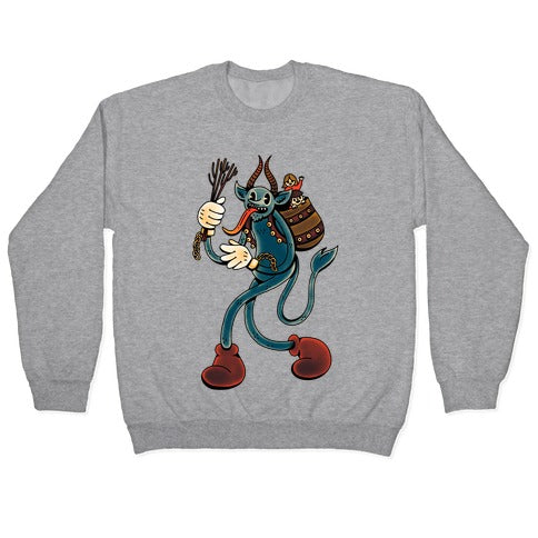 Krampus Cartoon Crewneck Sweatshirt