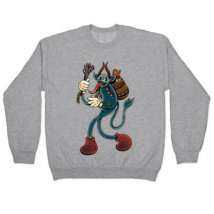 Krampus Cartoon Crewneck Sweatshirt