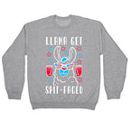Llama Get Spit-Faced Crewneck Sweatshirt