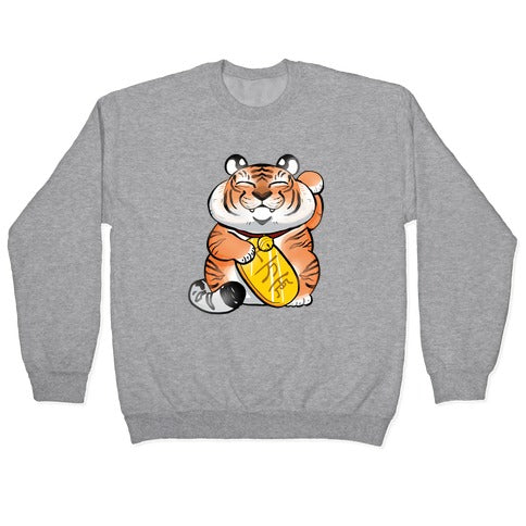 Lucky Tiger Crewneck Sweatshirt