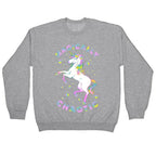 Magically Chaotic Unicorn Crewneck Sweatshirt