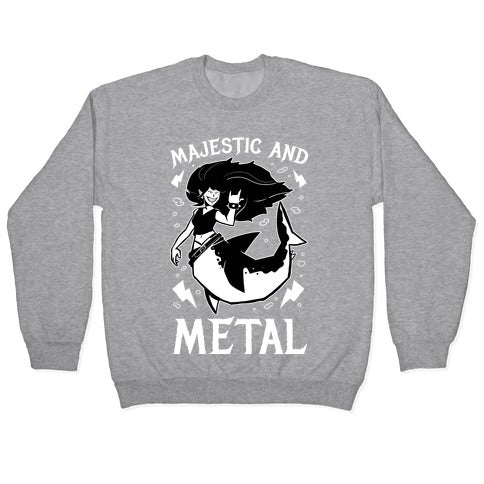 Majestic And Metal Crewneck Sweatshirt