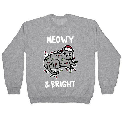 Meowy & Bright Crewneck Sweatshirt