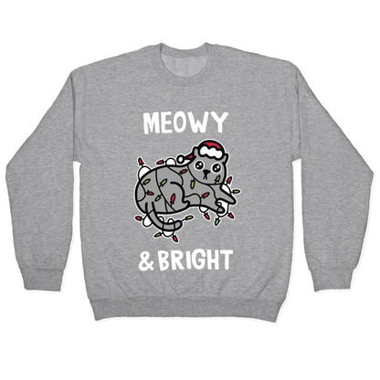 Meowy & Bright Crewneck Sweatshirt