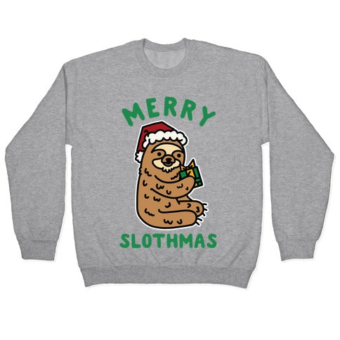 Merry Slothmas Crewneck Sweatshirt