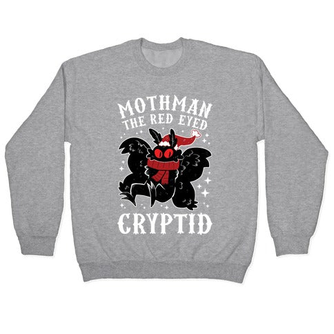 Mothman The Red Eyed Cryptid Crewneck Sweatshirt