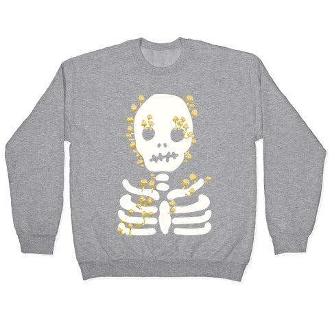 Mushroom Skeleton Crewneck Sweatshirt