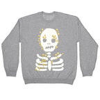Mushroom Skeleton Crewneck Sweatshirt