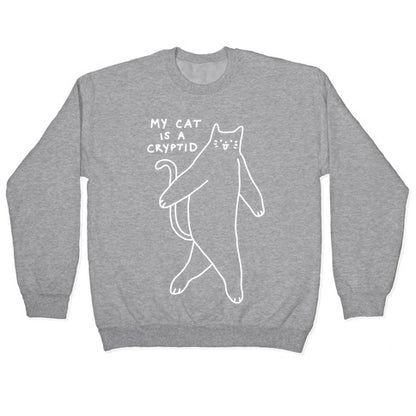 My Cat Is A Cryptid Crewneck Sweatshirt