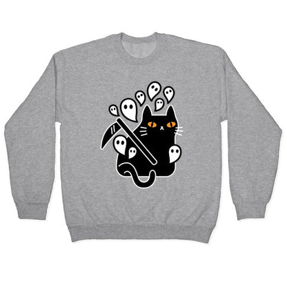 Nine Lives Reaper Cat Crewneck Sweatshirt