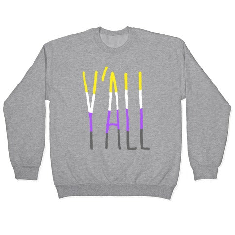 Non-Binary Y'all Crewneck Sweatshirt