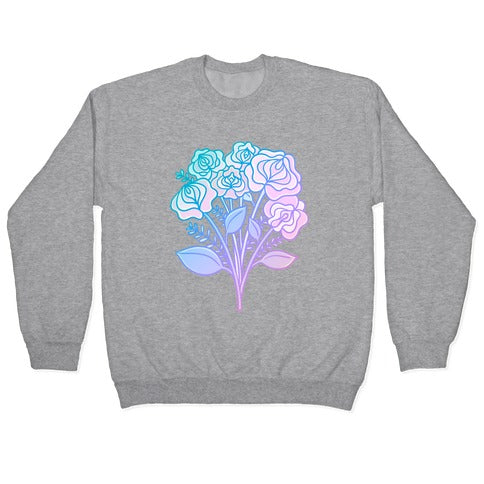 Pastel Vulva Bouquet Crewneck Sweatshirt