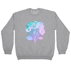 Pastel Vulva Bouquet Crewneck Sweatshirt