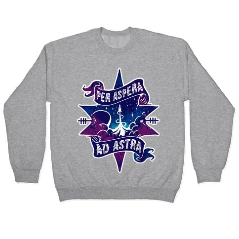 Per Aspera Ad Astra Crewneck Sweatshirt