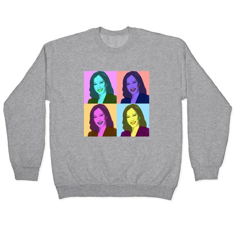 Pop Art Kamala Crewneck Sweatshirt