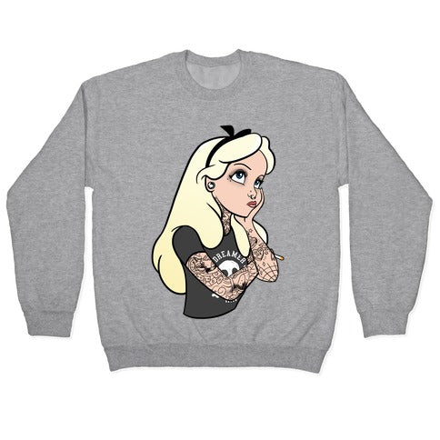Punk Alice Parody Crewneck Sweatshirt