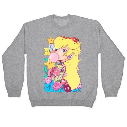 Punk Peach Parody Crewneck Sweatshirt